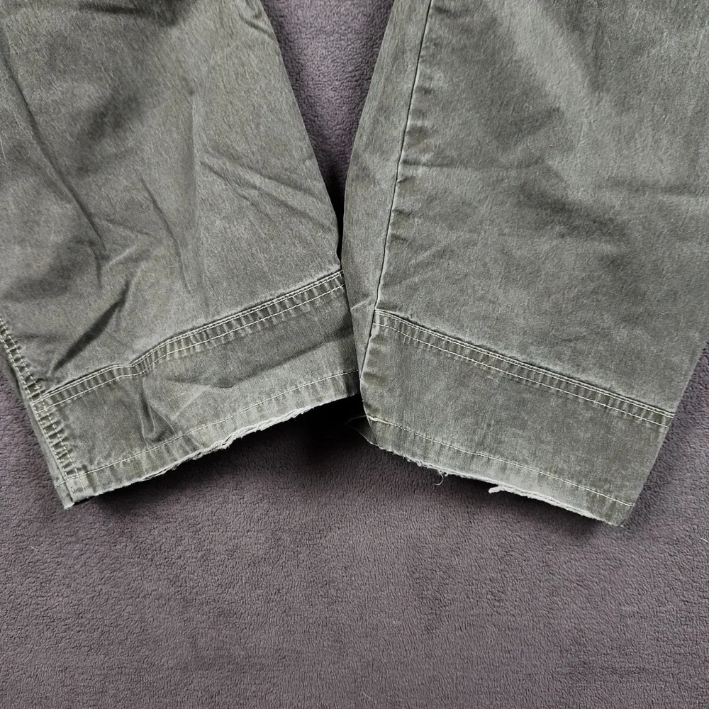Kuhl Revolvr Pants Mens 38x34 Khaki Green Utility Cargo Stretch Hiking Workwear